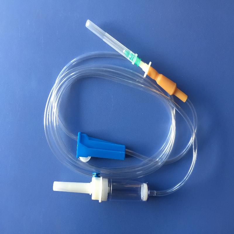 Система для вливання інфузійних розчинів одноразового використання стерильна , 21G, ЛУЄР СЛІП, з пластиковою голкою